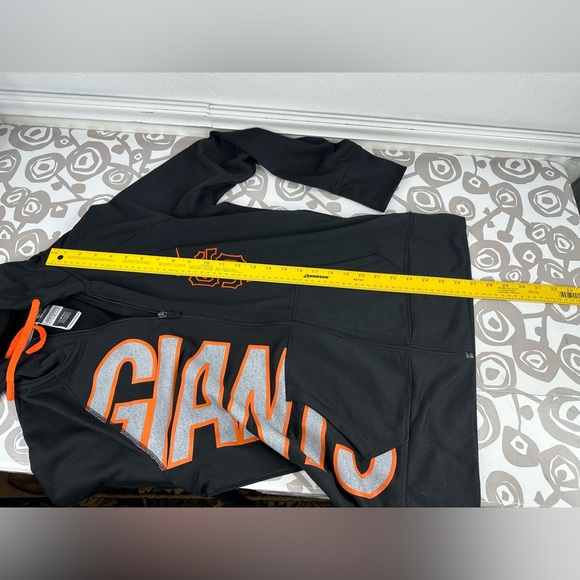 San Francisco Giants Hoodie Black Nike Dri-Fit Full Zip MLB Baseball Sz Lg - Picture 12 of 12